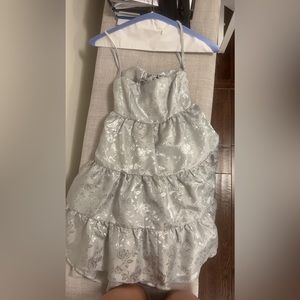 Silver Party Dress